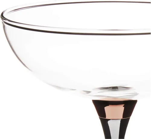 Vista 4 de Kate Spade Rosy Glow - Juego de copas de champán, 2 unidades, 1.40 libras, transparentes