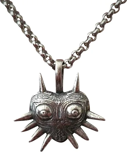 Vista 5 de Baldur Jewelry - Collar con dije de la leyenda de Zelda Hylian Shield Majora para hombres y mujeres - Collar Zelda Anime Cosplay Jewelry Amulet