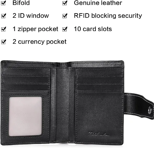 Vista 8 de BOSTANTEN Maletín para mujer de piel con cartera de cuero BOSTANTEN para mujer