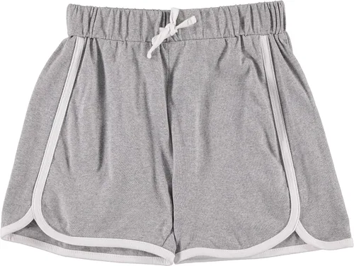 Vista 5 de Pink Angel 4 piezas de pantalones cortos de delfín para niñas, correr, gimnasio, entrenamiento, pantalones cortos para niños, ropa deportiva