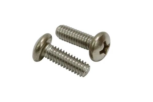 Vista 6 de Nº 10-24 x 3" Tornillo Phillips de cabeza cilíndrica de acero inoxidable, (25 piezas), 18-8 (304) Tornillos de máquina de acero inoxidable, rosca