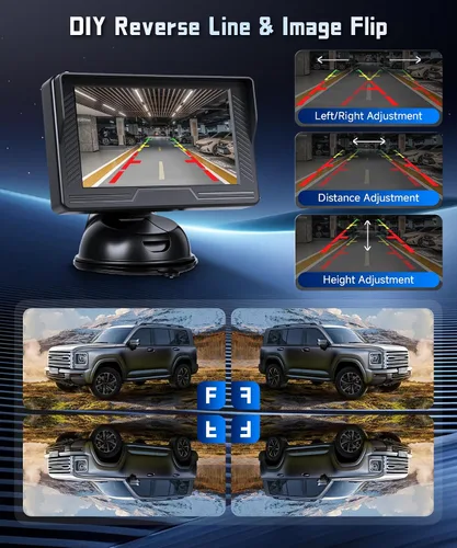 Vista 6 de Cámara de coche de bebé para asiento trasero HD con visión nocturna, ángulo de visión ajustable, fácil instalación, cámara giratoria de 360°