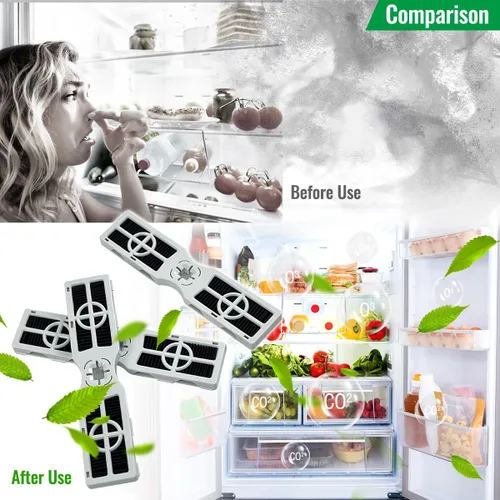 Vista 3 de Paquete de 10 filtros de aire FRGPAAF2 PureAir AF-2 compatibles con Frigidaire, filtro de aire de repuesto para mantener fresco el aire
