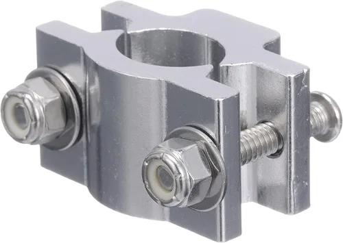 Vista 3 de Attwood 5074-3 Sure-Grip Rod Holder Mounting Base — Clamp-On Rail Base, Fits Round Rail Up to 7/8-In. Diameter, Extruded Aluminum