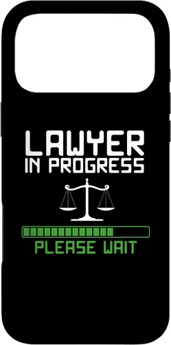 Vista 22 de Lawyer in Progress Scales of Justice Law School Student Case for iPhone 16