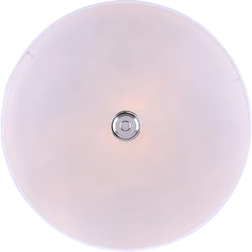 Vista 6 de Canarm Ballard - Candelabro de tambor de 3 luces, acabado cromado con pantalla blanca, iluminación de altura ajustable de 16 pulgadas para comedor