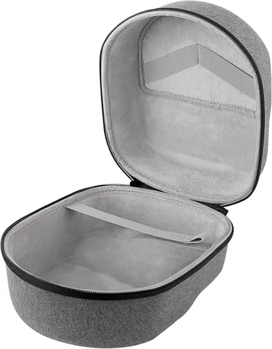 Vista 2 de Linkidea Funda rígida de viaje compatible con Meta Quest 2 Quest Pro, VR Oculus Quest 2, funda protectora portátil, bolsa de transporte, accesorios