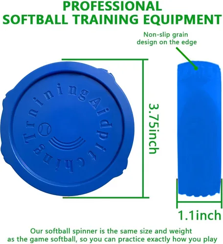 Vista 3 de Mogseek Softball Spinner Fastpitch, 12Inches Softball Training Equipment for Pitcher Overhand Thrower Training Aid Equipment for Sports Practice