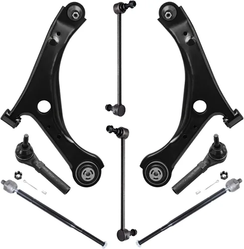 Vista 291 de Detroit Axle - Kit de brazos de control de extremo de 8 piezas para Toyota 2001-2003 Highlander 2002-2003 Camry Lexus ES300, 2 conjuntos de brazos