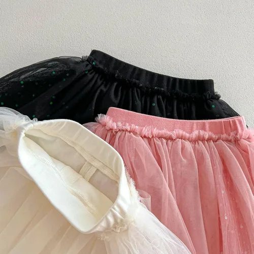Vista 5 de HOOLCHEAN Falda tutú con lentejuelas brillantes para bebés, niñas pequeñas, pantalones de algodón
