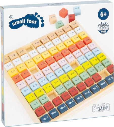 Vista 8 de small foot Wooden toys Small Foot Wooden Toys Learning Multiplication Table "Educate" juguete educativo diseñado para niños a partir de 6 años