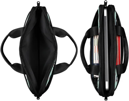 Vista 5 de Cute Penguin Laptop bag - with padded shoulder straps,suitable for 13-15 inch laptops,men's and women's multi compartment laptop cases,suitable for