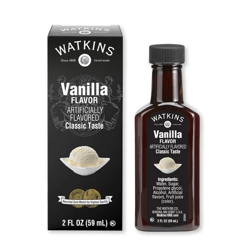 Vista 53 de Watkins Aromatizante orgánico puro de vainilla sin alcohol, 2 onzas líquidas (paquete de 1)