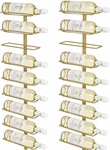 Vista 12 de B4Life - Estante para vinos montado en la pared, para 12 botellas