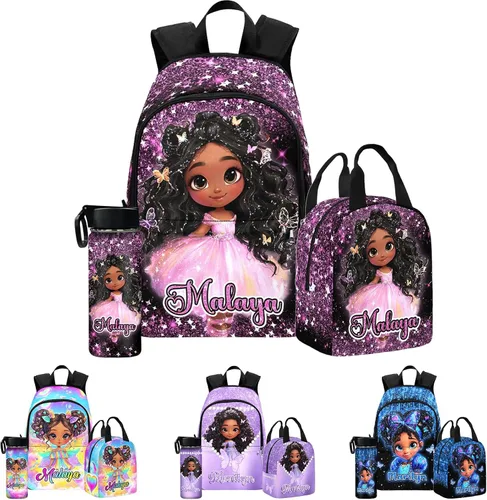 Vista 203 de Texto personalizado Elefante desgaste gafas mochila mochila mochila casual Daypack bolsa para mamá niñas, color86-4, Mochilas Daypack