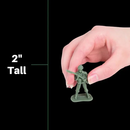 Vista 6 de U. S. Toy Soldados de Juguete del Ejército Verde, Figuras de Acción Militar Clásicas para Niños, Juego Imaginativo, Recuerdos de Fiesta