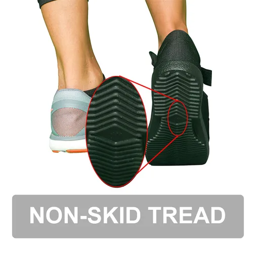 Vista 2 de Zapato de punta cuadrada con puntera abierta / punta cuadrada fracturada superior, para mujer, x S