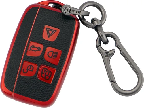 Vista 8 de EKALA Funda para Llavero de TPU Suave de Protección Completa con Keychain, Azul, Azul