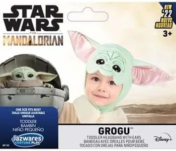Vista 3 de Star Wars The Mandalorian Grogu Costume Headpiece for Kids