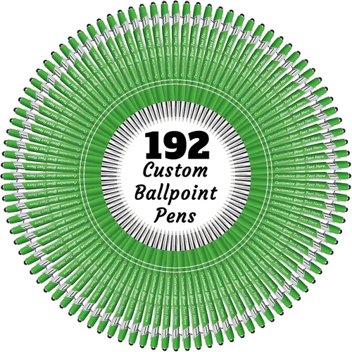 Vista 60 de 12 bolígrafos personalizados a granel, bolígrafos personalizados con grabado personalizado con nombre o texto, regalo ideal de aniversario