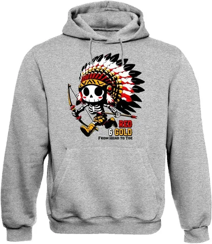 Vista 17 de Xtreme Apparrel The Jungle Cincinnati - Sudadera con capucha para hombre para fanáticos del fútbol