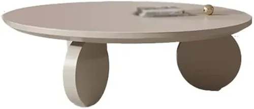 Vista 7 de Mesa auxiliar de sofá, mesa de centro para sala de estar, mesa de té pequeña, tamaño balcón, mesa de centro redonda combinada, muebles creativos