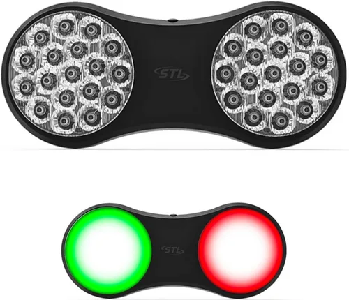 Vista 12 de Arc Elite TIR LED Flip Down Visor Light w/Velcro Straps (Amber)