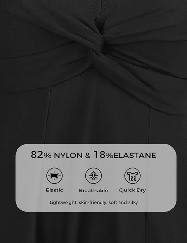 Vista 24 de Wantdo - Vestido de baño adelgazante, traje de baño de una pieza estilo pavo real, vintage, para mujer