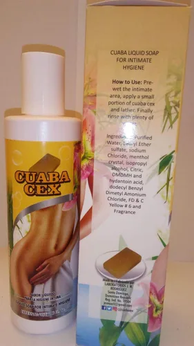 Vista 3 de Jabón líquido Cuaba Cex para higiene íntima para mujeres