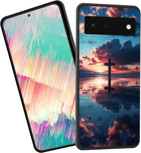 Vista 106 de Funda delgada para Google Pixel 4 XL, funda delgada de silicona de TPU suave a prueba de golpes para Google Pixel 4 XL, gato negro luna estrellada