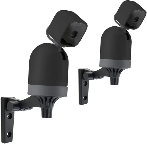 Vista 6 de LEFXMOPHY Soporte de pared compatible con Blink Mini Pan-Tilt Mount para kit de montaje de techo ajustable de 180 grados (1 unidad, blanco)