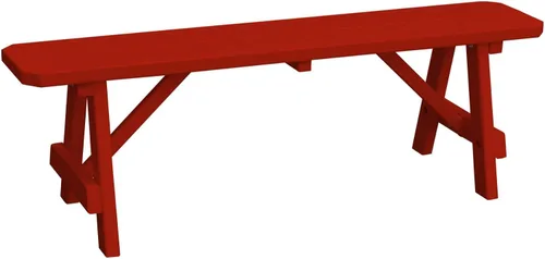 Vista 75 de Furniture Barn USA Pine - Banco tradicional de 2 pies, color negro