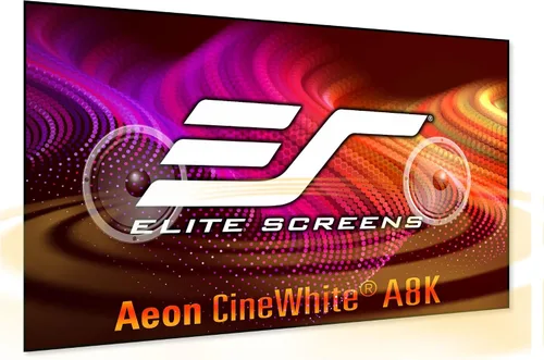 Vista 13 de Elite Screens Spectrum AcousticPro UHD, pantalla de proyector eléctrica motorizada de 100 pulgadas sin moiré, tejido perforado transparente al Negro