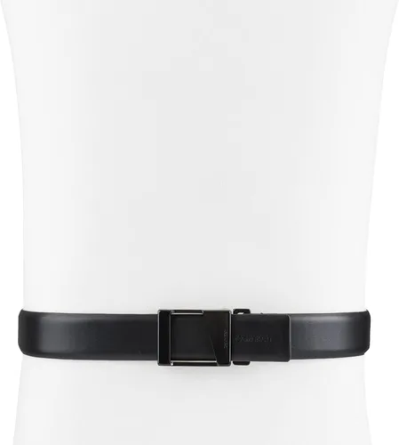 Vista 5 de Calvin Klein Cinturón de vestir para hombre, plateado