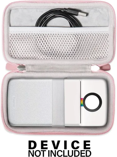 Vista 3 de Funda para proyector Moto Insta-Share, bolsillo de malla para cable, cargador y otros accesorios, correa de seguridad elástica en la base, correa