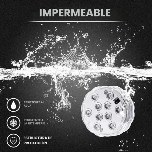 Vista 6 de Luces LED de 39.4 pies para piscinas sobre el suelo, iluminación de borde impermeable para piscinas de 12 pies, 2 paquetes de luces sumergibles