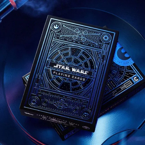 Vista 11 de theory11 Star Wars Edición Especial Plateada - Juego de Cartas Premium de Lado Oscuro Gris Temático Material: Cards: FSC-certified paper sourced