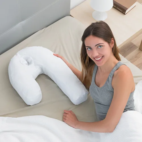Vista 3 de Almohada Ergonómica de Postura Lateral U Slupill InnovaGoods