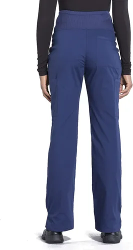Vista 2 de Cherokee Pantalones médicos de maternidad para mujer, WW220 para profesionales de trabajo, suaves, elásticos