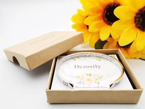 Vista 38 de Pulseras inspiradoras para mujer, joyería de acero inoxidable, con refranes, pulsera motivacional con mensaje oculto, pulseras grabadas para mejor