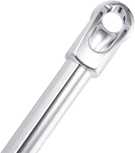 Vista 4 de uxcell Llave hexagonal en forma de L métrica de 0.236 in cromada, Cr-V