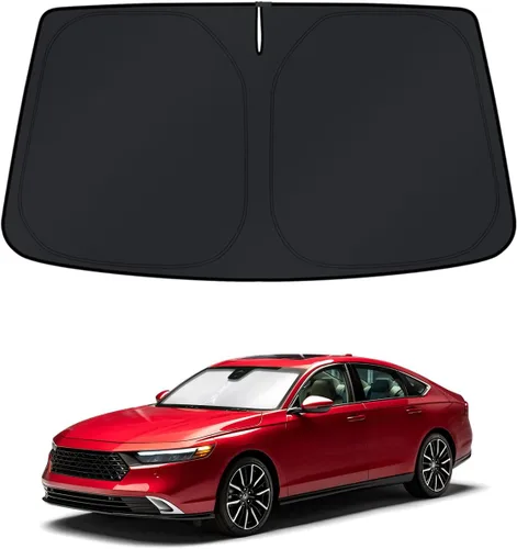 Vista 117 de KUST - Parasol plegable para parabrisas para BMW X1 E84, accesorios 2011 2012 2013 2014 2015, protector de visera de sol ajustable que bloquea