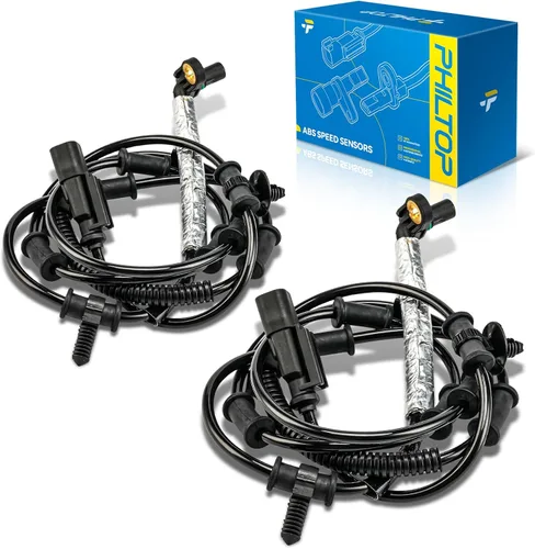 Vista 140 de PHILTOP Sensor de velocidad de rueda ABS delantero derecho compatible con Honda Accord 2003-2007, Acura TSX 2004-2008, juego de 2 sensores ABS