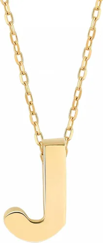 Vista 13 de Gelin 10K Solid Gold Initial Necklace for Women (A to Z All Letters)