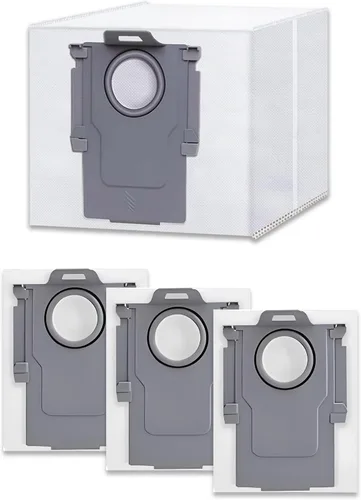 Vista 12 de Paquete de 12 bolsas de polvo al vacío para Roborock serie Q10/Q8/Q7/Q5/S8/S7/G10 12 bolsas para la serie S/Q