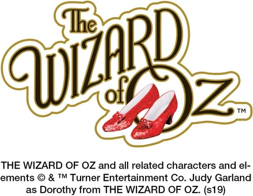 Vista 4 de The Wizard of Oz Ruby Slippers Logo Decoración de pared de plástico Cubierta de placa de interruptor de luz