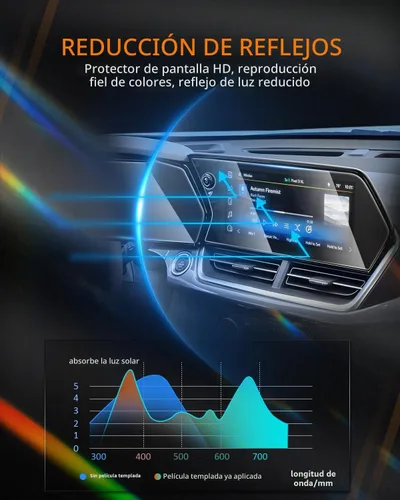 Vista 5 de Protector de pantalla para Chevrolet Trailblazer 2024 2025 2026 – (2 piezas) vidrio templado 9H HD – Chevy Trailblazer (LS, LT, Activ, RS) pantalla