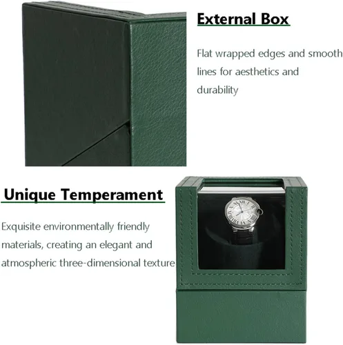 Vista 6 de Bobinadora de reloj para relojes automáticos Caja de reloj Bobinadora automática Motor japonés con opción de batería
