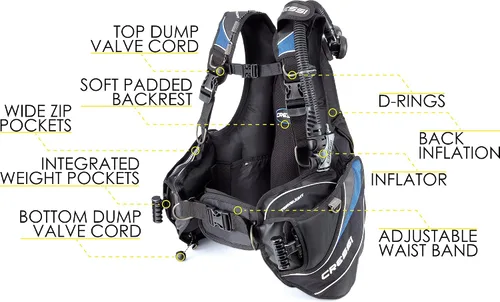 Vista 4 de Cressi Travellight BCD para mujer