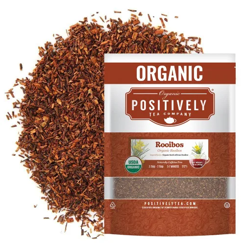 Vista 46 de Bolsas de hojas sueltas para té. Orgánicas por USDA. Positively Tea LLC.